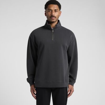 AS Colour Mens Relax Faded Half Zip Thumbnail